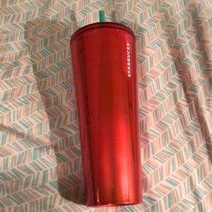 Starbucks pink iridescent cold drink tumbler